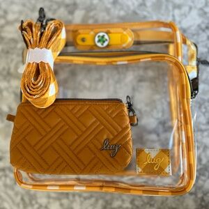 🐢 BUNDLE 🐢 LUG Ranger Clearview Crossbody incl. Lug Turtle Charm & Met…